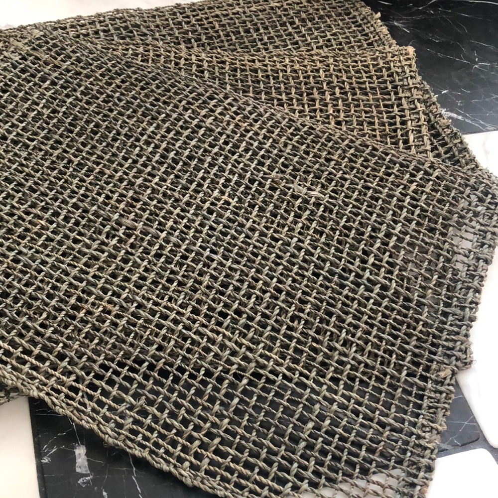 Woven Brown Table Linens